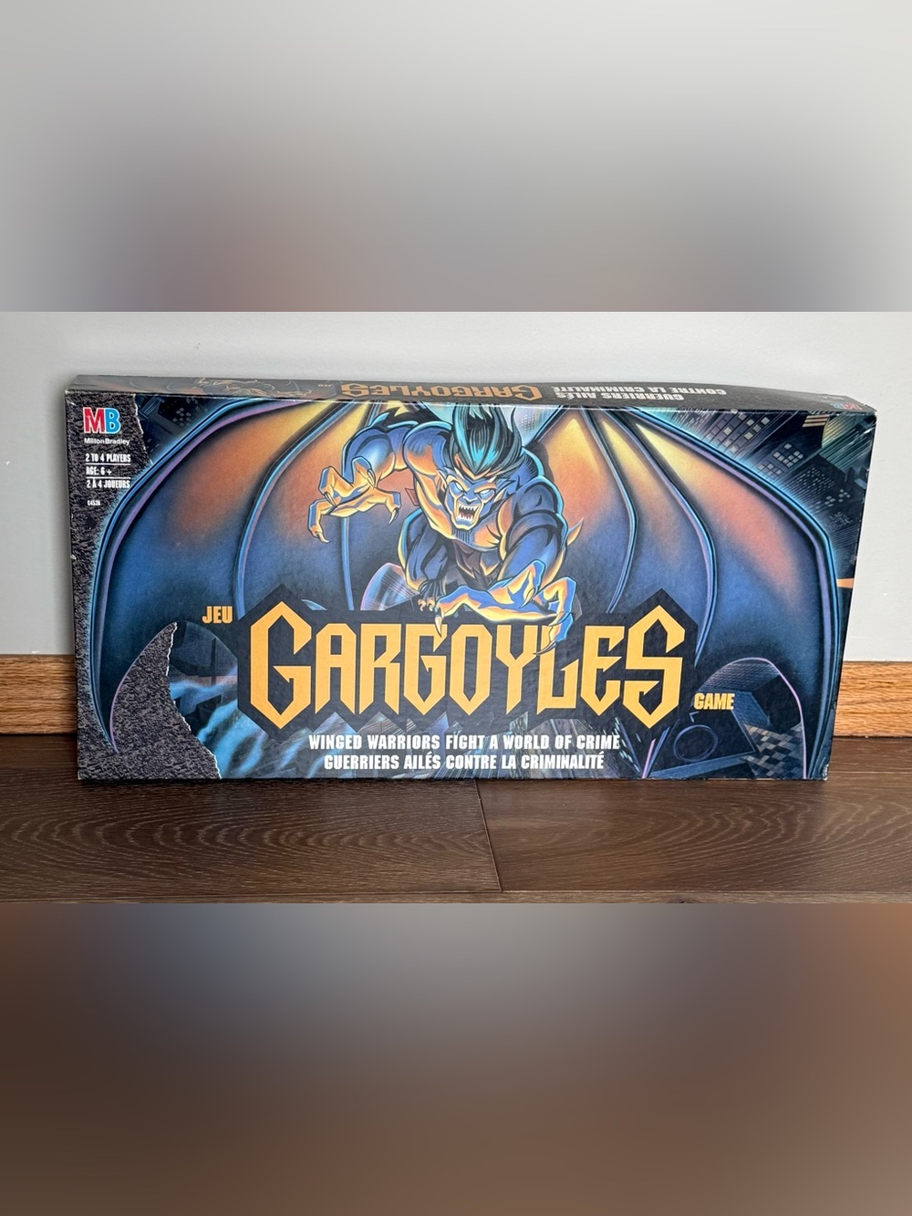 VINTAGE 1994 Disney Gargoyles Board Game Milton Bradley - 100% COMPLETE